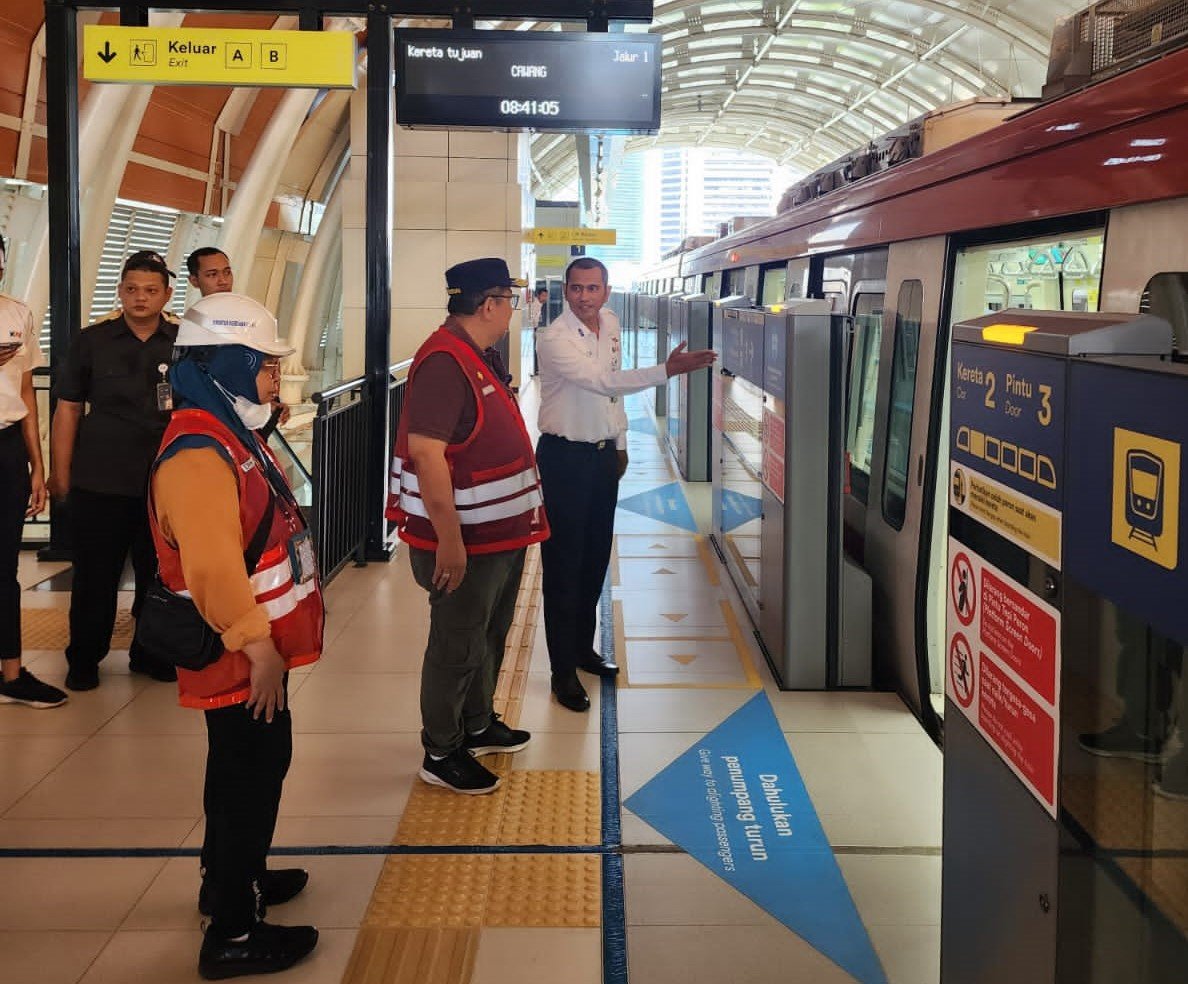 Uji Coba Operasional Terbatas LRT Jabodebek Masuki Hari Ke 4