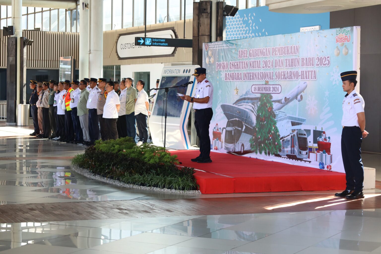 Posko Angkutan Udara Nataru 2024 2025 Resmi Dibuka Di Bandara